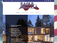 Tablet Screenshot of eaglehomeinspections.com